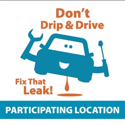 Photo of Don't Drip and Drive Color Window Cling for Partners